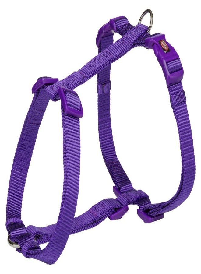 Trixie Premium H-Harness Belt for Dogs, Stylish Design, Adjustable Webbing Tape, Strain Relief, Lightweight & Adjustable Straps (S-M, Violet) - Image 1